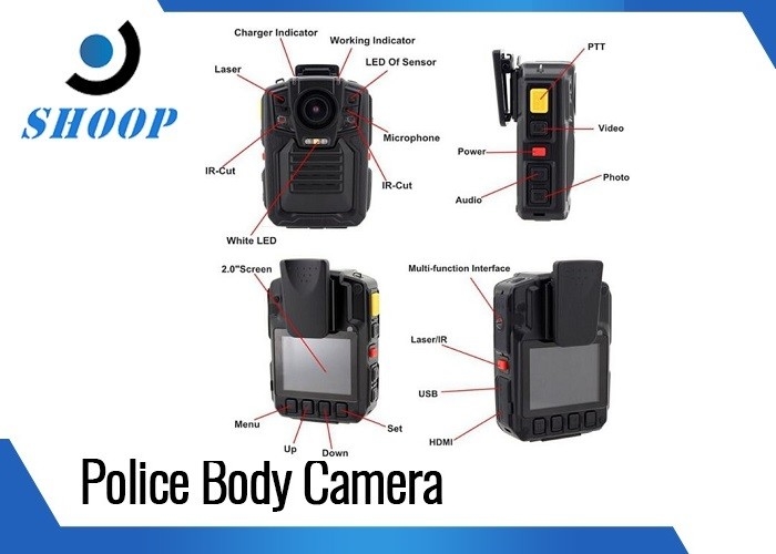 1080P HD Audio Recorder korpus aparatu Bluetooth Law Enforcement Video Recorder